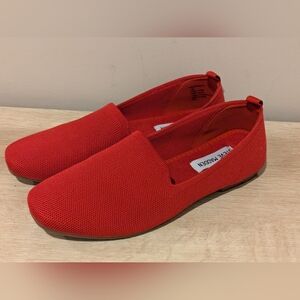 Steve Madden Red Slip-On Shoes